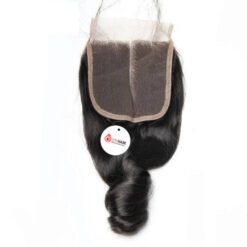 Loose Wave 6x6 Lace Closure Vietnamese Human Hair Back View