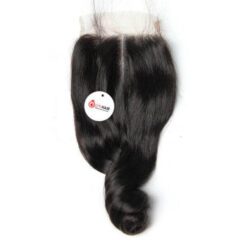 Loose Wave 6x6 Lace Closure Vietnamese Human Hair Front View