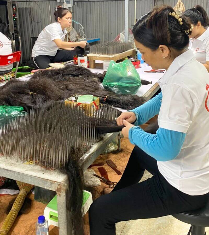 How Vietnam Virgin Hair Is Collected and Processed?