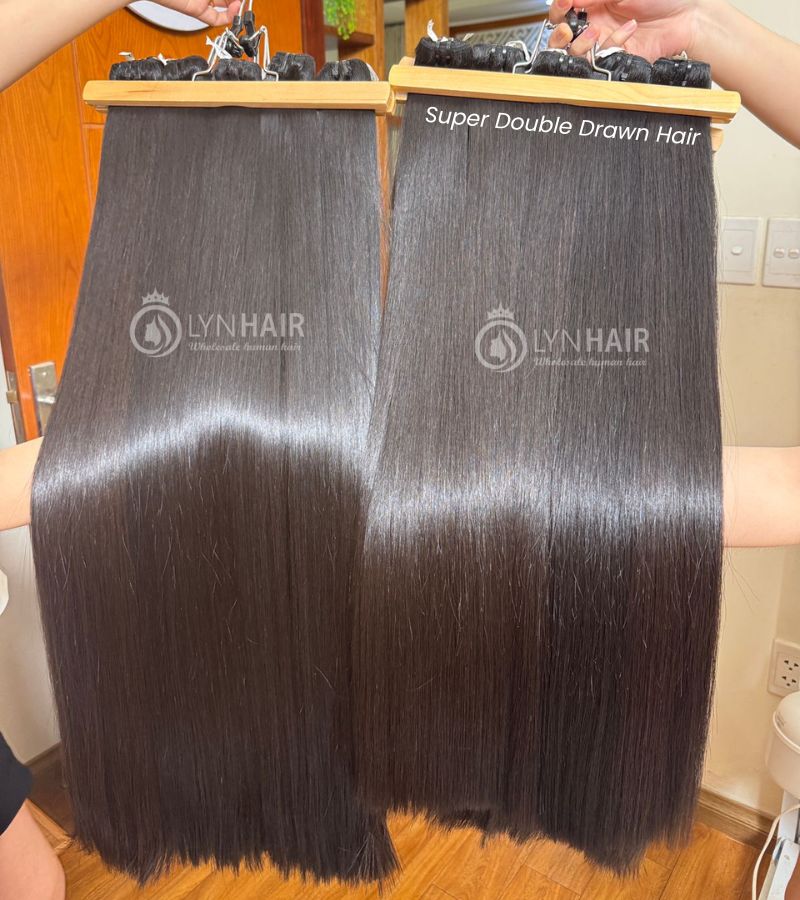 Source Transparent Vietnamese Super Double Drawn Hair from Lyn Hair